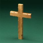 Kreuz einfach oder mit Knoten, ~ 20 cm