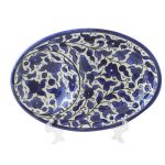 Teller, blau, 18,5cm