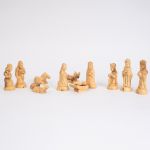Krippenfiguren,~12 cm, 11 Teile