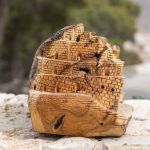 Nativity Crech in rough Grotto, 60x30 cm