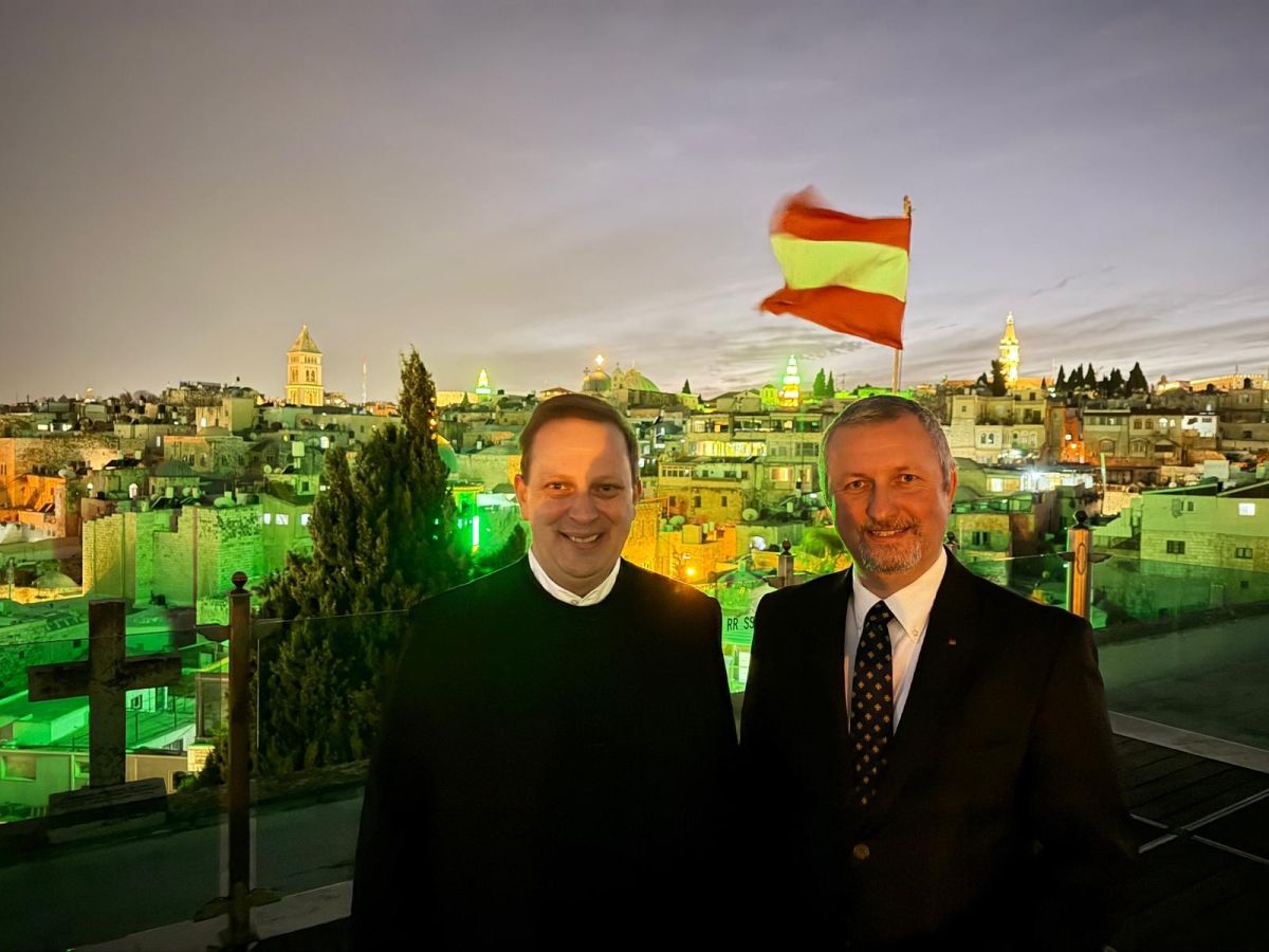 OB Robitschko & OB Wedenig im Hl. Land